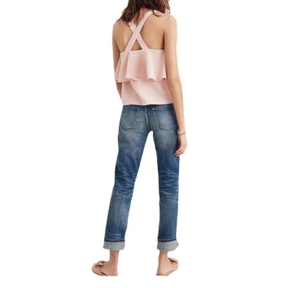 Madewell Tiered Tank Top in Light Pink Size Size XS - Picture 10 of 11